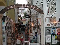 Kusadasi kunst straat Kaleici