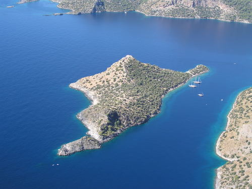 St Nicolas eiland Fethiye