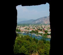 Uitzicht over Dalyan